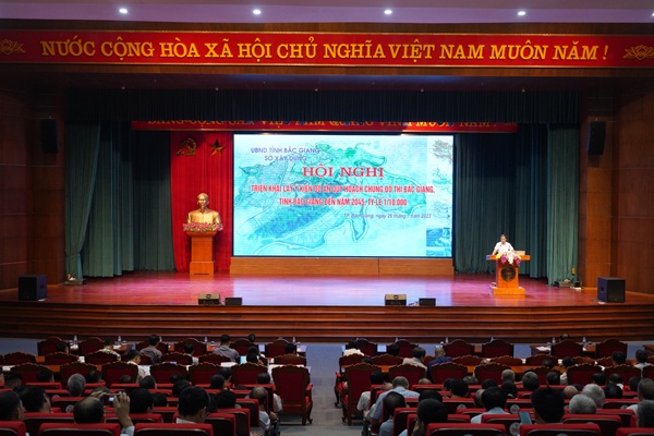 Hội nghị triển khai lấy ý kiến Đồ án quy hoạch chung đô thị Bắc Giang, tỉnh Bắc Giang đến năm...