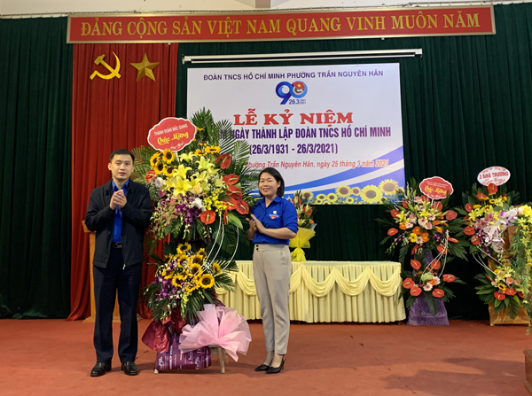 Đoàn Thanh niên phường Trần Nguyên Hãn tổ chức Lễ kỷ niệm 90 năm Ngày thành lập Đoàn TNCS Hồ Chí...