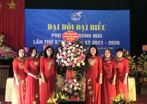 Đại hội Đại biểu phụ nữ xã Song Mai lần thứ XXIV nhiệm kỳ 2021-2026