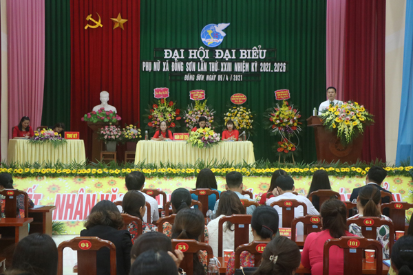 Đại hội Đại biểu Hội LHPN xã Đồng Sơn lần thứ XXIII, nhiệm kỳ 2021-2026