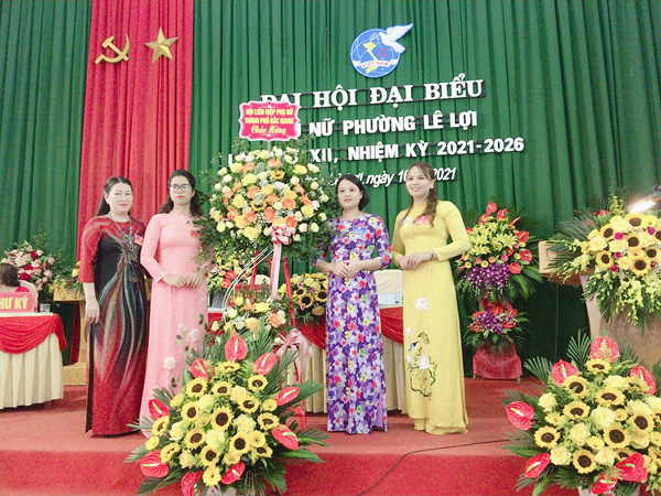 Đại hội Đại biểu phụ nữ phường Lê Lợi lần thứ XII, nhiệm kỳ 2021-2026