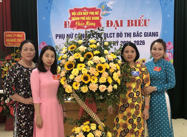 Đại hội Đại biểu Phụ nữ Công ty cổ phần quản lý công trình đô thị Bắc Giang