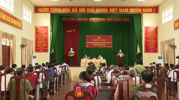 Hội nghị đại biểu HĐND tỉnh tiếp xúc cử tri 8 phường, xã trên địa bàn thành phố Bắc Giang
