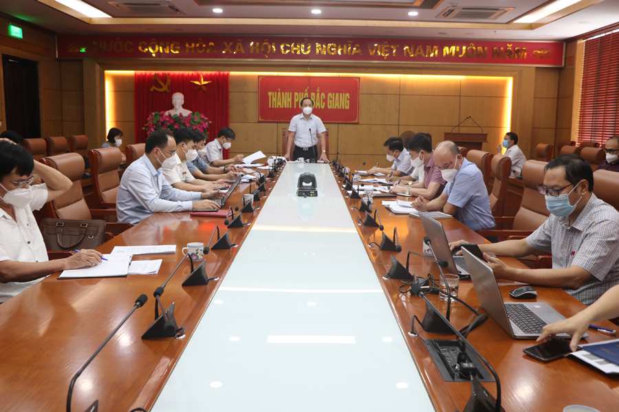 Thành phố Bắc Giang: Hội nghị trực tuyến kiểm điểm công tác cải cách hành chính