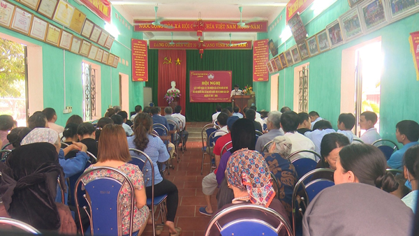 UBMTTQ xã Đồng Sơn  tổ chức hội nghị lấy ý kiến nhận xét và tín nhiệm của cử tri nơi cư trú đối...