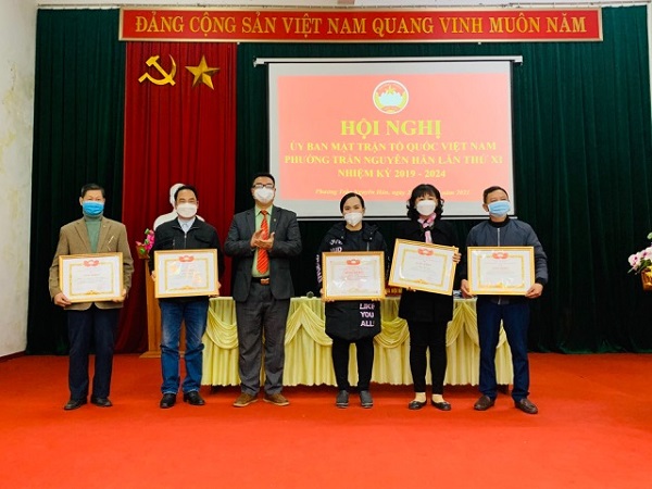 UB MTTQ phường Trần Nguyên Hãn tổ chức Hội nghị lần thứ XI nhiệm kỳ 2019-2024