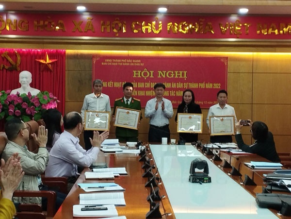 Ban chỉ đạo Thi hành án dân sự TP. Bắc Giang tổng kết hoạt động năm 2022, triển khai nhiệm vụ năm...