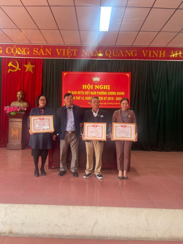 Uỷ ban MTTQ phường Xương Giang tổ chức Hội nghị lần thứ 12 khóa V, nhiệm kỳ 2019-2024