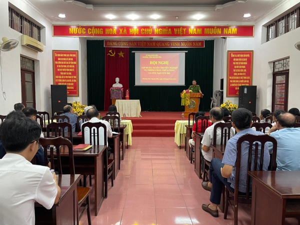 Phường Trần Nguyên Hãn tổ chức Hội nghị tập huấn, tuyên truyền nghiệp vụ phòng cháy chữa cháy và...
