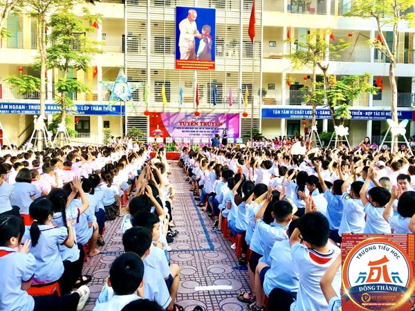Trường Tiểu học Đông Thành tổ chức chương trình tuyên truyền kỷ niệm 60 năm Ngày Bác Hồ về thăm...
