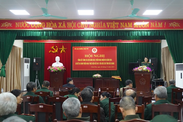 Hội CCB phường Trần Phú tổng kết công tác hội năm 2023; triển khai nhiệm vụ năm 2024; Sơ kết 2...