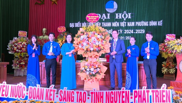 Đại hội đại biểu Hội LHTN Việt Nam phường Dĩnh Kế lần thứ V, nhiệm kỳ 2024 - 2029