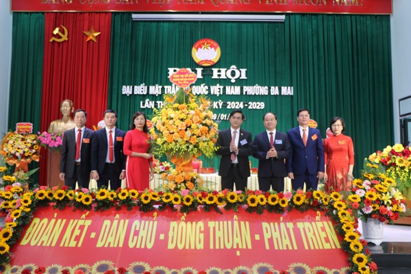 Đại hội đại biểu MTTQ Việt Nam phường Đa Mai lần thứ XVI nhiệm kỳ 2024-2029