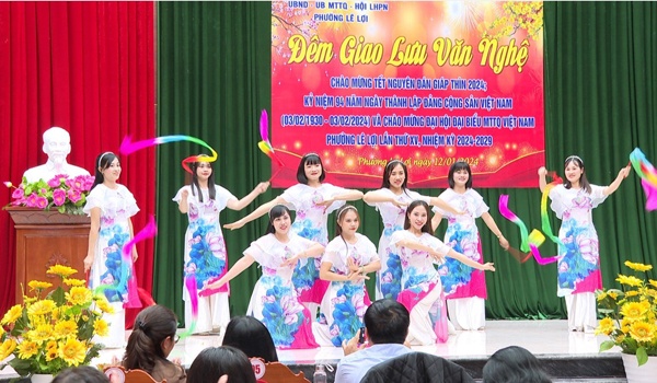 UBND phường Lê Lợi tổ chức đêm giao lưu văn nghệ