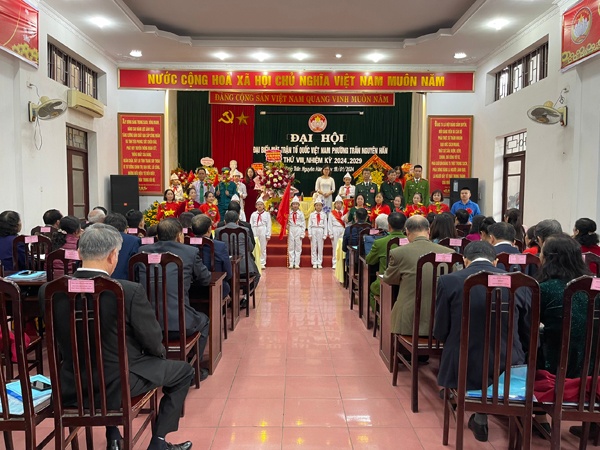 Đại hội đại biểu MTTQ Việt Nam phường Trần Nguyên Hãn lần thứ VIII nhiệm kỳ 2024-2029