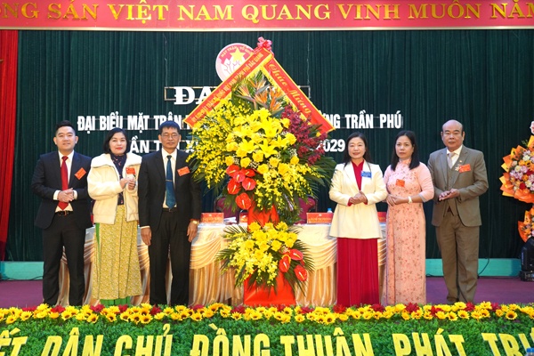 UB MTTQ Việt Nam phường Trần Phú tổ chức Đại hội đại biểu MTTQ phường lần thứ XV nhiệm kỳ 2024-2029