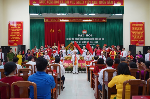 Đại hội Đại biểu MTTQ Việt Nam phường Hoàng Văn Thụ lần VI, nhiệm kỳ 2024-2029