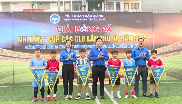 Giải bóng đá Nhi đồng cúp các CLB Nhà Văn hóa thiếu nhi tỉnh Bắc Giang lần thứ VI, năm 2024