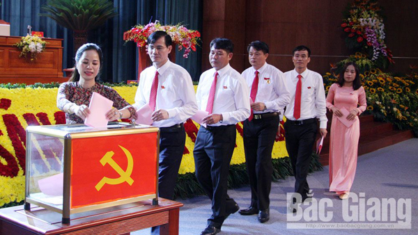 Đại hội Đảng bộ TP Bắc Giang khóa XXII: Bầu 41 đồng chí vào Ban Chấp hành khóa mới