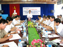 Chủ tịch UBND tỉnh Nguyễn Đăng Khoa làm việc tại thành phố                                       ...