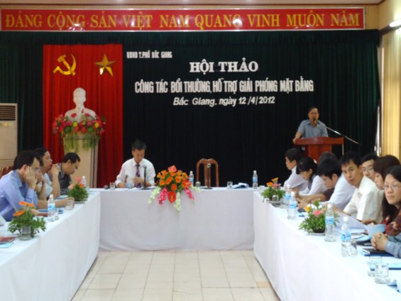 Hội thảo công tác bồi thường, hỗ trợ giải phóng mặt bằng trên địa bàn thành phố Bắc Giang        ...