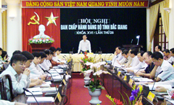 Tỉnh uỷ Bắc Giang: Đóng góp ý kiến dự thảo (lần 2) Báo cáo Chính trị trình Đại hội Đảng bộ tỉnh...