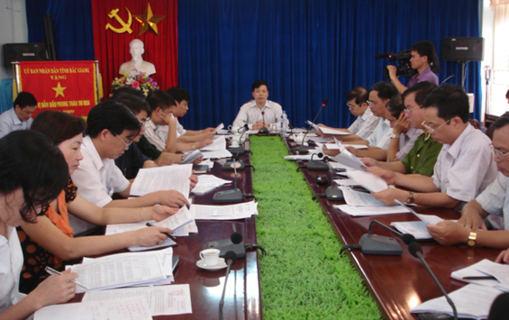 UBND thành phố Bắc Giang đã tổ chức họp phiên thường kỳ tháng 5                                  ...