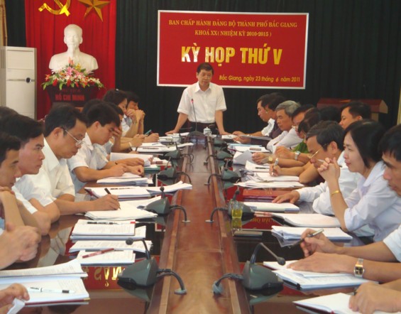 Nâng cao chất lượng sinh hoạt chi bộ ở Đảng bộ thành phố Bắc Giang                               ...